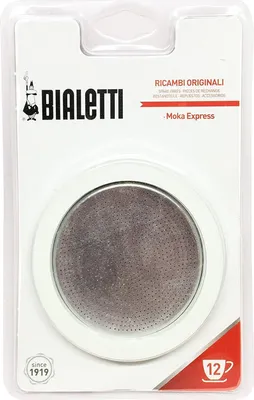 Produktbild von Bialetti, Metall, Weiß, 5 x 5 x 1 cm, 3 12 Tassen Rot Ersatzset