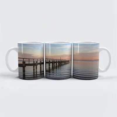Produktbild von raxxa Premium-Tasse "Abendstimmung in Travemünde"