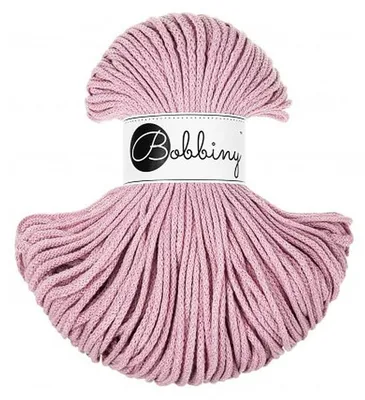 Obrázok produktu pre Bobbiny Junior 3 mm 100 m Dusty Rose Špagát