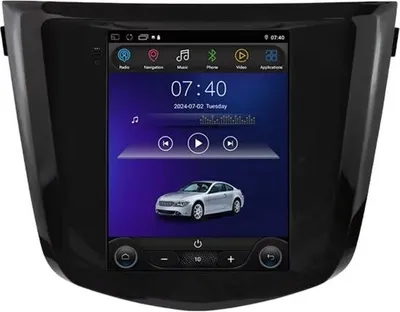 Immagine prodotto di Autoradio con Bluetooth e CarPlay per Nissan Qashqai J11 / X-Trail T32 (2013–2017) – Compatibile con Apple e Android – Impianto stereo con sistema di navigazione – 1 GB di RAM, 32 GB di memoria interna