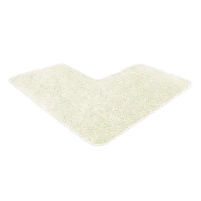 Obrázek produktu pro WohnDirect rohová koupelnová předložka Florenz Cream 100 x 100 x 50 cm
