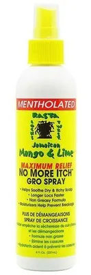Obrázok produktu pre Jamaican Mango & Lime Maximum Relief No More Itch Gro Spray 8oz.