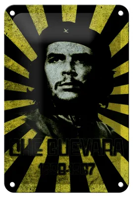 Produktbild von Blechschild Retro 12x18cm Che Guevara 1928-1967 Kuba