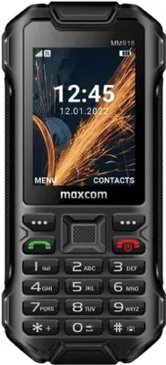 Obrázek produktu pro Maxcom MOBILE STRONG MM918 4G VOLTE - Balken - 6,1 cm (2.4 Zoll) - 240 x 320 Pixel - 2 MP - 2500 mAh - Schwarz