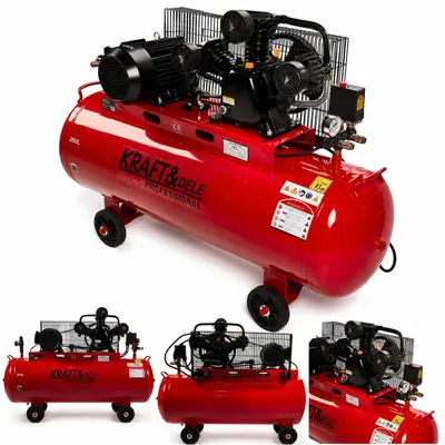 Produktbild von Kraft&Dele Ölkompressor Dreikolben 200l 380V + Abscheider KD1474