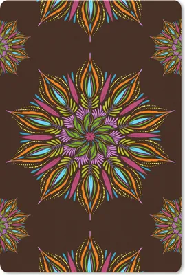 Produktbild von MuchoWow® Mauspad Mousepad Mandala - Gestaltung - Bohème 40x60 cm - Mousepads - Maus Mat - Pad - Mausunterlage - Schreibtisch Accesoire