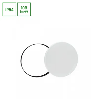 Imagen del producto de Lámpara de techo LED NYMPHEA, diámetro 38 cm, 32W, luz blanca fría, con sensor de movimiento, grado de protección IP54, color