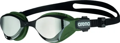 Produktbild von Arena Schwimmbrille Racing Gear Goggles Wettkampfbrille Cobra Tri Swipe Mirror, Farbe:Mehrfarbig, Artikel:-560 silver / army - Outdoor