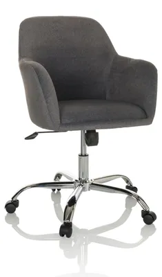Produktbild von hjh OFFICE Home Office Bürostuhl SOLAO 300 Schreibtischstuhl mit Armlehnen Stoff Drehstuhl