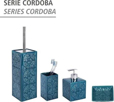 Immagine prodotto di Portascopino blu con testina sostituibile