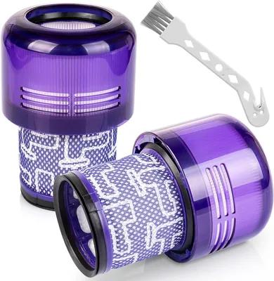 Produktbild von 2 Stück Hepa filter Ersatz für Dyson V11 Absolute Torque Drive Animal, Kompatibel mit V15 Detect SV14 SV22 Akku-Staubsauger, Ersetzen Sie # 970013-02