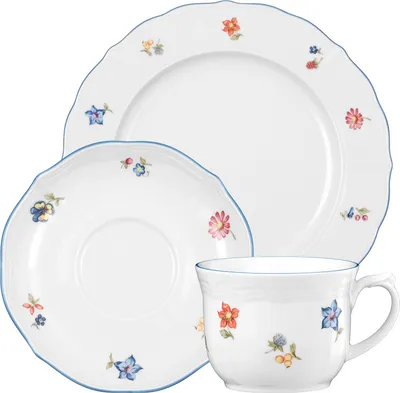 Produktbild von Seltmann Weiden Sonate Kaffeeservice, 6 Person(en), Porzellan, Weiß, Rund, 20 cm, 14,5 cm