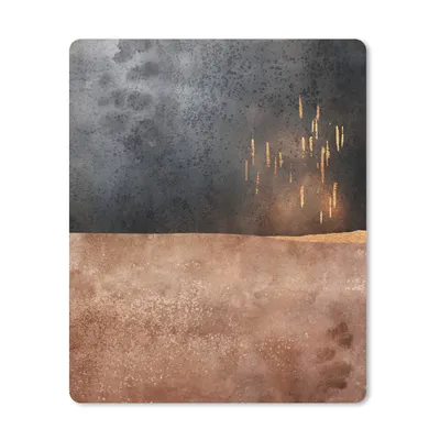 Produktbild von MuchoWow® Mauspad Mousepad Abstrakt - Gold - Design 30x40 cm - Mousepads - Maus Mat - Pad - Mausunterlage - Mausmatten