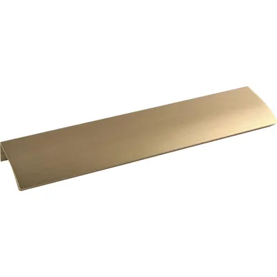 Produktbild von Griffleiste Möbelgriff Edge Straight LA 2x80mm L 40mm Alu messing matt