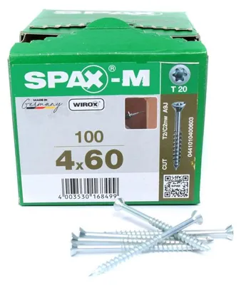 Immagine prodotto di Vite R 88198 Seko T-STAR 4 x 60/40-T20 acciaio zincato WIROX