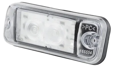 Productafbeelding van Koplampindicator, voor, 24V LED, helder glas, HELLA, geschikt voor o.a. DAF
