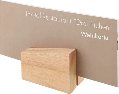 Produktbild von APS Kartenhalter 2er Set, Höhe: 45 mm, Länge: 85 mm, Breite: 62 mm