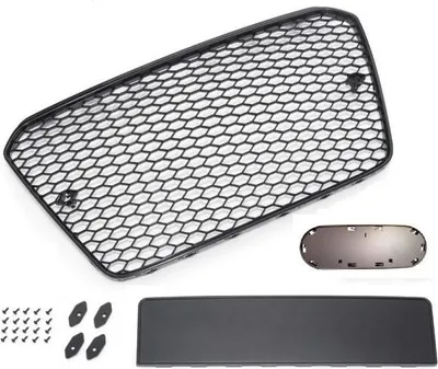Produktbild von Sportgrill Frontgrill Kühlergrill Passend für Audi A5 S5 12-16 Wabengrill mit Emblemhalter