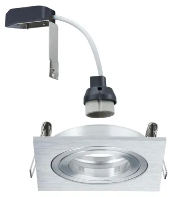 Zdjęcie produktu dla Lampy wpuszczane Paulmann Premium, obudowa z aluminium, kwadratowe, obrotowe, max. 1x40W, 230V