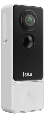 Produktbild von Isiwi Dlin+ Smart Wi-Fi Video-Türsprechanlage, batteriebetrieben, 2K-Video-Türkl