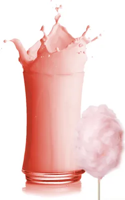 Produktbild von Zuckerwatte Rosa Milchshake Pulver 333 g