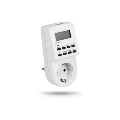 Obrázek produktu pro Týdenní časovač HEITECH elektronický bílý
