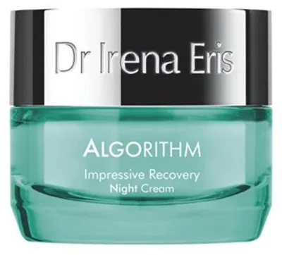 Productafbeelding van Dr. Irena Eris Algorithm, Herstellende nachtcrème, voor vrouwen, voor volwassen huid, voor gezicht en hals, anti-aging, anti-rimpels, voor elasticiteit, verstevigend, hydraterend, voedend, regenererend, 50 ml