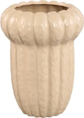 Produktbild von PTMD - Samaran Vase - Beige - 20x20x26cm