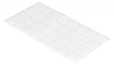 Produktbild von Filzpads 30 x 30 mm, selbstklebend, weiß, 32 Stück