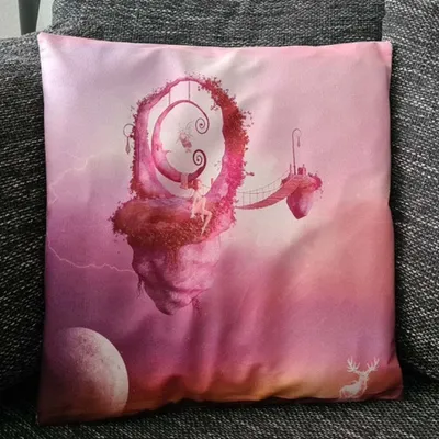 Obrázok produktu pre Obal na vankúš Krajina víl / Fairytail - 45 cm x 45 cm