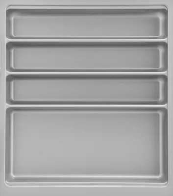 Produktbild von Agoform Besteckeinsatz Scoop II Set 474x416x59mm, mit Trenner Kunststoff silber