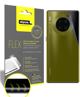 Obrázek produktu pro 3x ochranná fólie pro Huawei Mate 30 Pro zadní kryt, 100% pokrytí displeje, dipos Flex