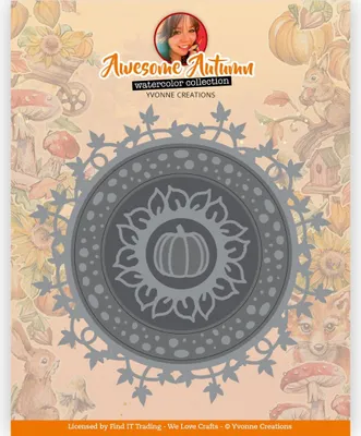Produktbild von Stanzschablone - Yvonne Creations - Awesome Autumn - Herbstkreis