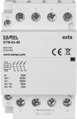 Produktbild von Modularschütz 230V 63A STM-63-40 4NO EXTA Schütz 63a Relais