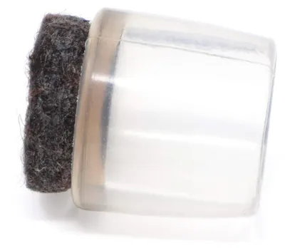 Produktbild von Stoelpootdoppen Filz transparent, Ø 13-14 mm, 32 Stück, für Stuhlbeine