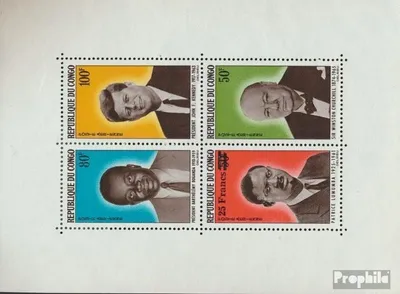 Produktbild von Briefmarken Kongo (Brazzaville) 1965 Mi Block2 (kompl.Ausg.) postfrisch Staatsmänner