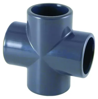 Productafbeelding van PVC-U Kruismof 50 mm PN16 – Buisverbinder – Lijmverbinding