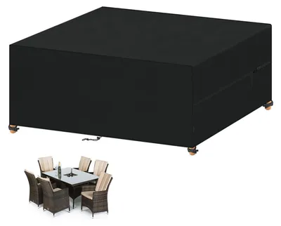 Produktbild von Gartenmöbel Abdeckung Wasserdicht 210x140x80cm Winterfest 420D Oxford Schutzhülle
