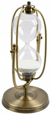 Produktbild von Exklusive Metall Sanduhr 30 Minuten - Eleganter Timer für perfektes Zeitmanagement
