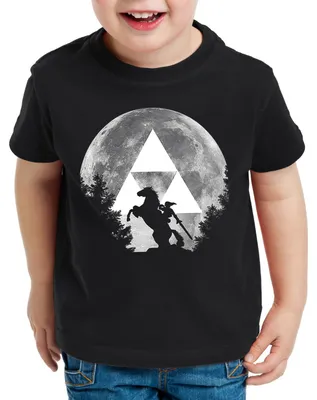 Produktbild von A.N.T. Link Epona Mond Kinder T-Shirt snes