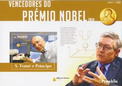 Produktbild von Briefmarken Sao Tome e Principe 2015 Mi Block 1108 (kompl. Ausgabe) postfrisch Nobelpreis