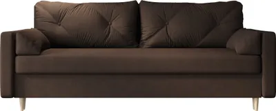 Obrázek produktu pro Nábytek Roe | Rozkládací pohovka - ASTRA - 228x88 cm - Hnědá - Se zásuvkou na lůžko a funkcí relax - Pohovka - Rozkládací pohovka