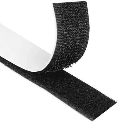 Productafbeelding van Zelfklevend klittenband, 8 m x 20 mm, zwart