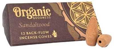 Productafbeelding van Song of India Organic Goodness - Sandelhout. Aantal: 6 stuks