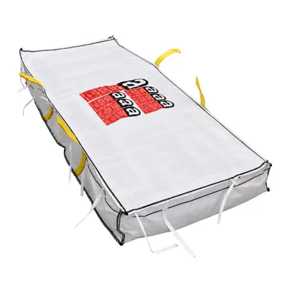 Produktbild von Lacers Big Bags 10 Stück - Plattenbag Asbest -Traglast - bis 1500 kg - Schüttgutbehälter, Transportsack, Entsorgungssack | 320x125x30 cm