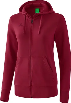 Produktbild von Erima Kapuzensweatjacke Damen - Bordeaux