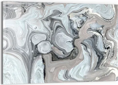 Produktbild von DEQORI Glasbild Echtglas 90x60 cm 'Organische Eleganz' Wandbild Bild modern Deko