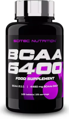Produktbild von Scitec Nutrition BCAA 6400 - 125 Tabletten