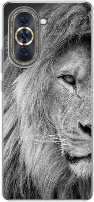 Produktbild von König Design Hülle kompatibel mit Huawei nova 10 Kunststoff Soft Handyhülle - Handy Case Löwe