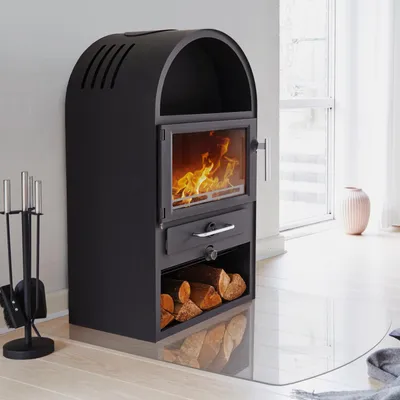Produktbild von Varde Ovne Kaminofen Thurö 13 Holzofen 6 kW mit Rüttelrost, 97 cm hoch